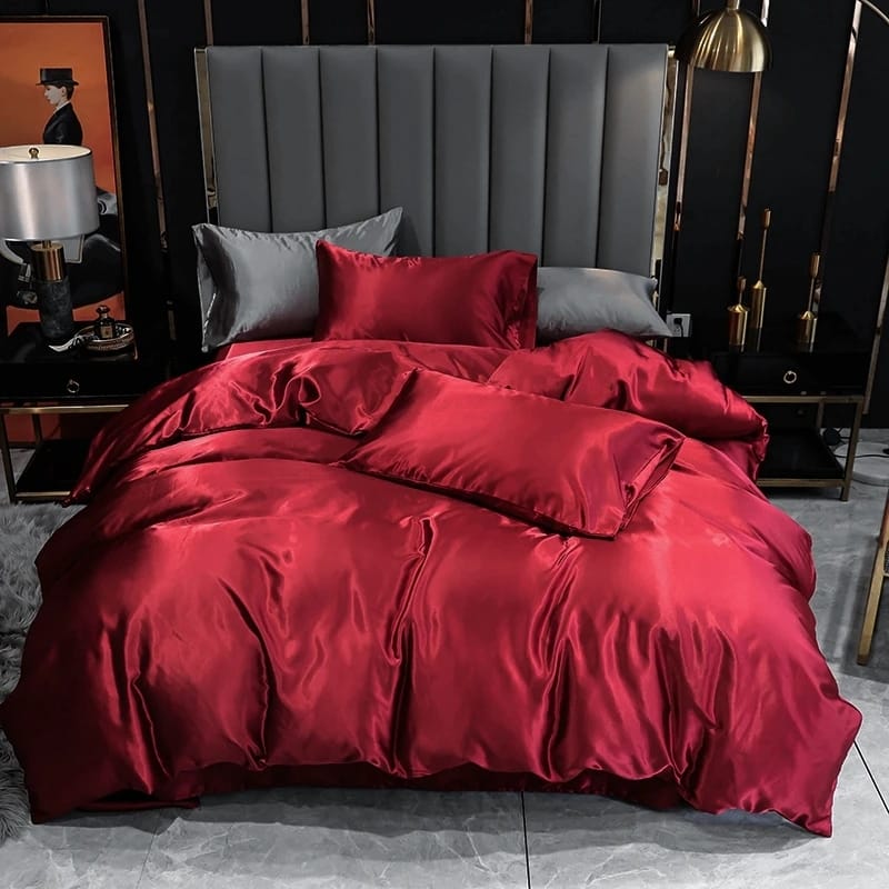 Luxury 6-Piece Silk Bed Sheet Set - Fesara