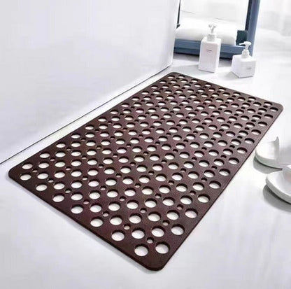 Anti-Slip Shower Mat with Suction Cups and Fast Dry Design