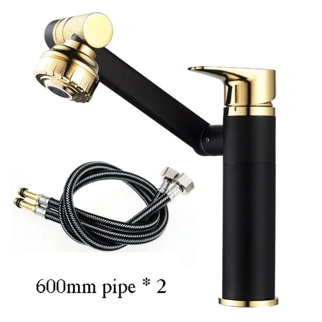 Stylish Bathroom Sink Faucet with Hot Cold Mixer