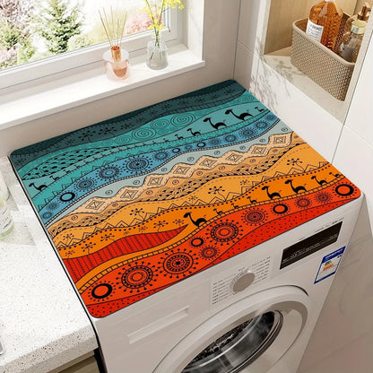 Decorative Kitchen Mat Waterproof Easy Clean Surface Protector