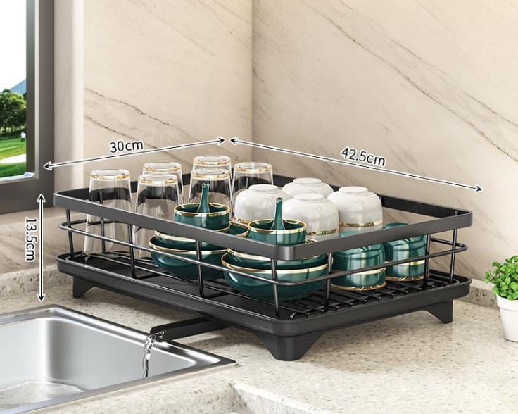 Compact Folding Dish Rack for Small Kitchens - Fesara