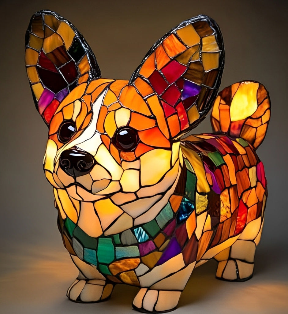 Heartwarming Dog Memorial Lamp