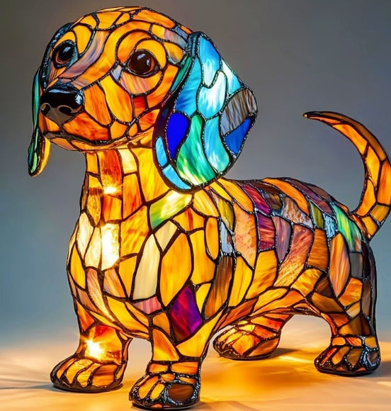 Heartwarming Dog Memorial Lamp