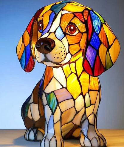 Heartwarming Dog Memorial Lamp