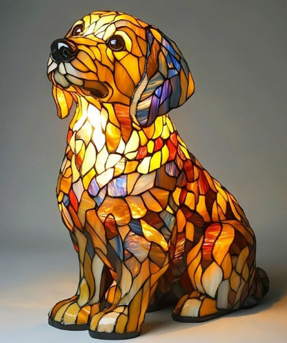 Heartwarming Dog Memorial Lamp