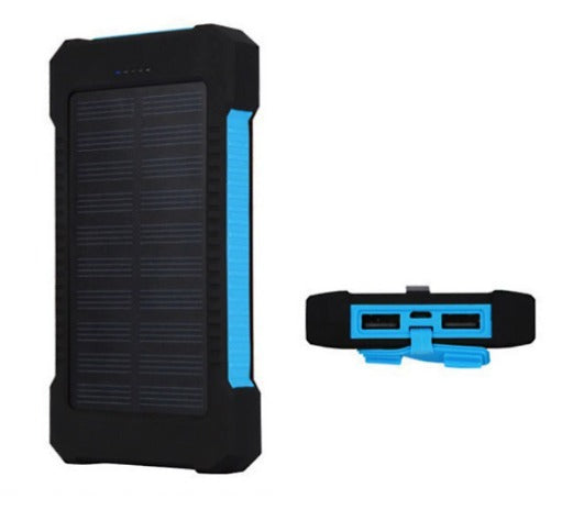 Compact Solar Battery Pack Dual USB 20000mAh Charger