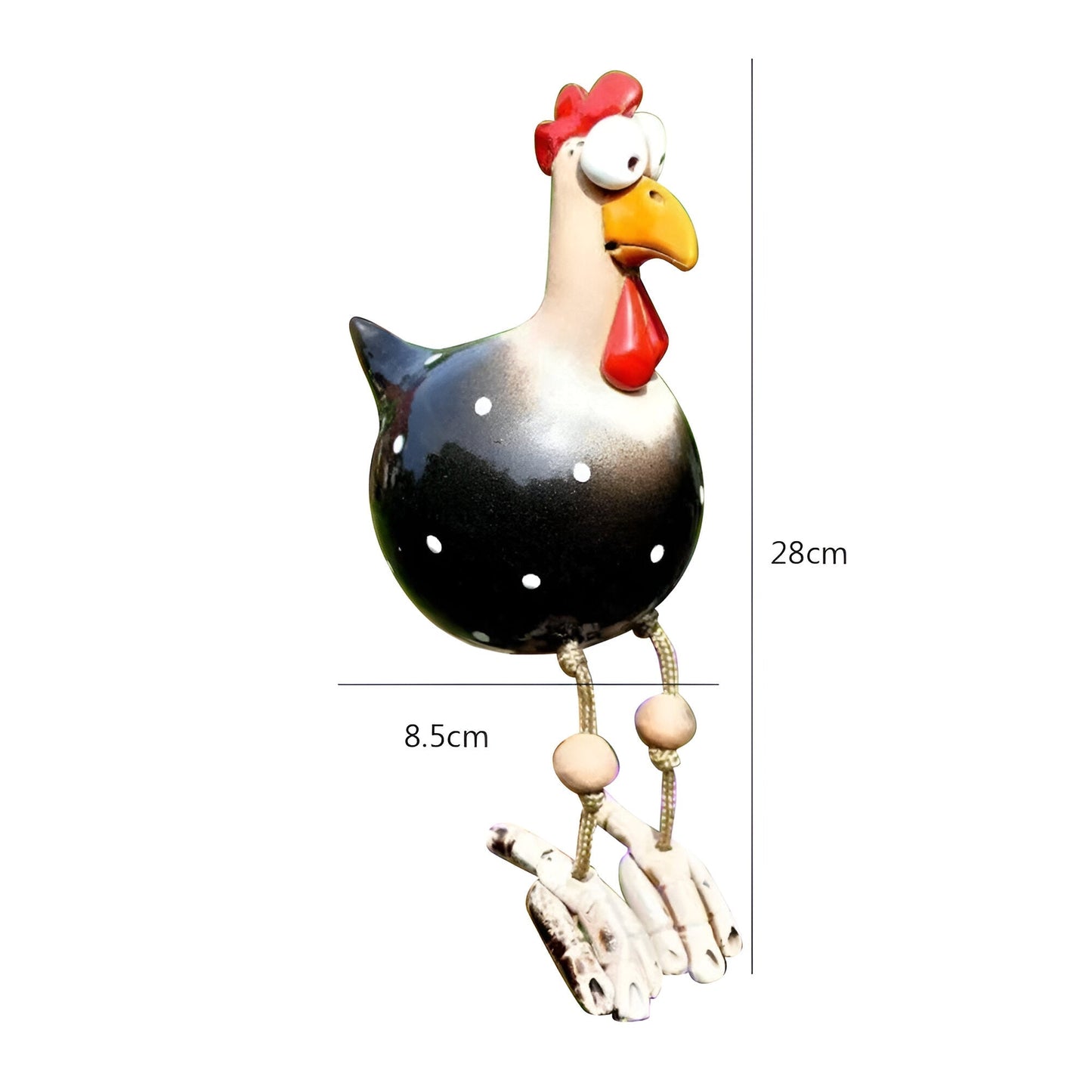 Colorful Large Rooster Garden Decoration