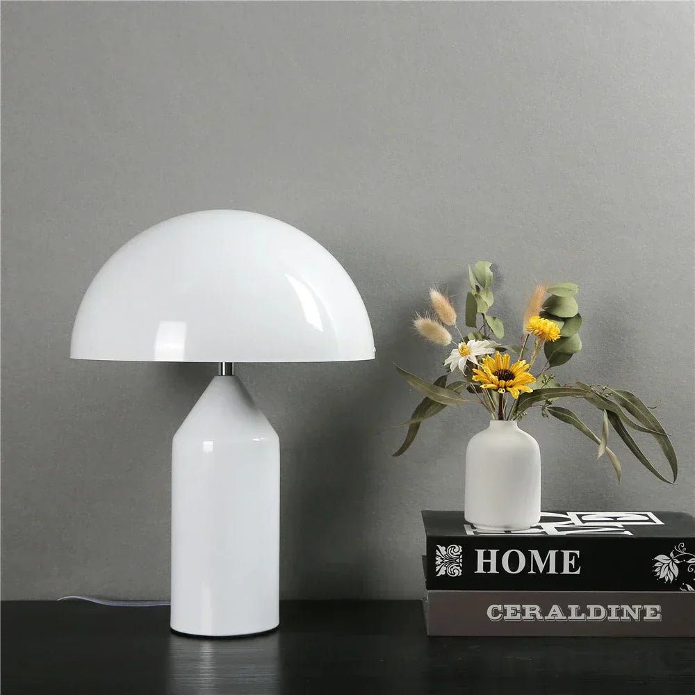 Contemporary Gold Dome LED Desk Lamp 3-Light
