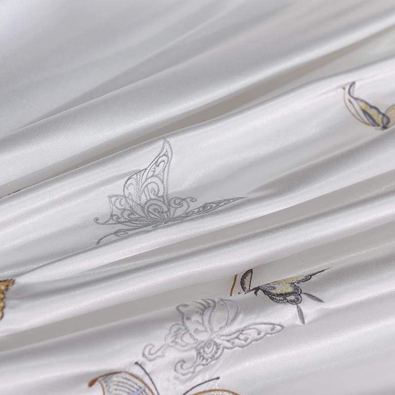 Soft White Egyptian Cotton Bedding Set