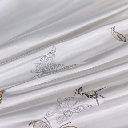 Soft White Egyptian Cotton Bedding Set