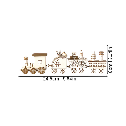 Rustic Wood Railway Track
