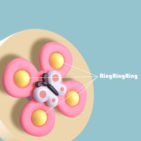 Fun Rotating Suction Cup Toy 3-Pack Set
