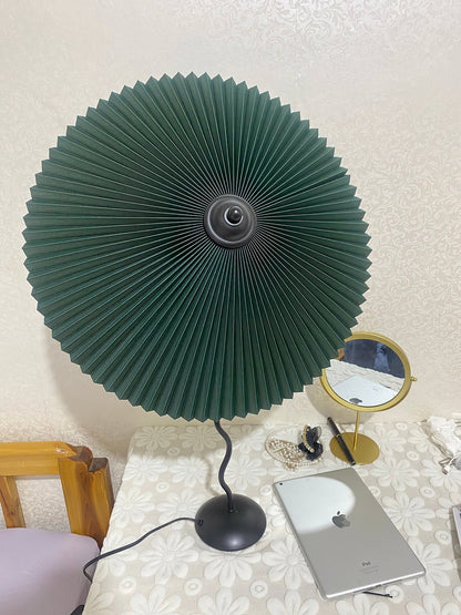Stylish Table Lamp with Soft Folded Shade