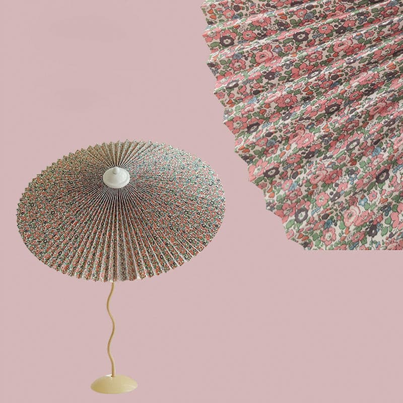 Stylish Table Lamp with Soft Folded Shade
