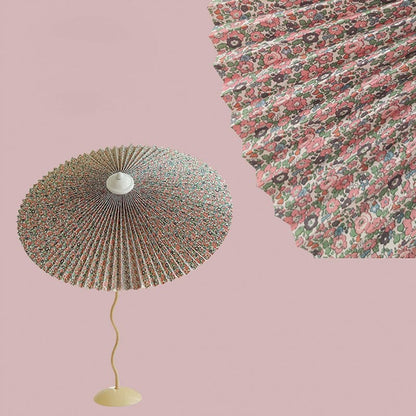 Stylish Table Lamp with Soft Folded Shade