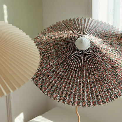 Stylish Table Lamp with Soft Folded Shade