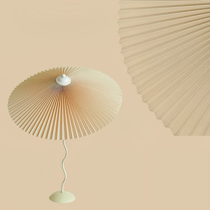 Stylish Table Lamp with Soft Folded Shade
