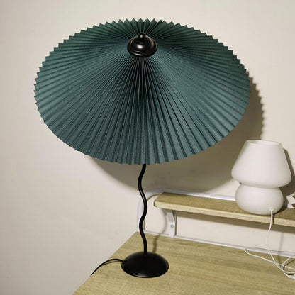 Stylish Table Lamp with Soft Folded Shade
