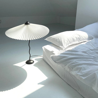 Stylish Table Lamp with Soft Folded Shade