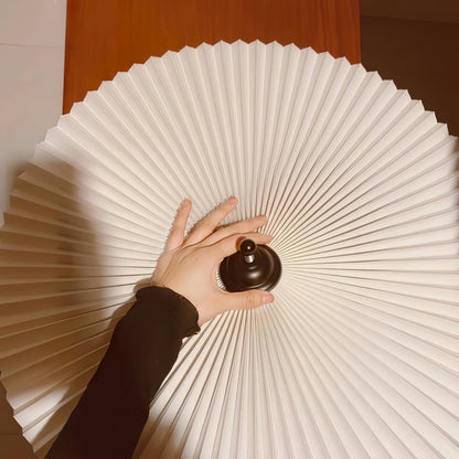 Stylish Table Lamp with Soft Folded Shade