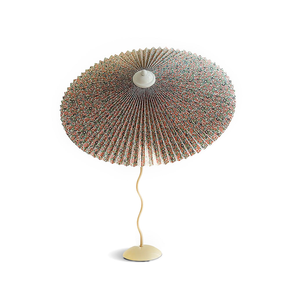 Stylish Table Lamp with Soft Folded Shade