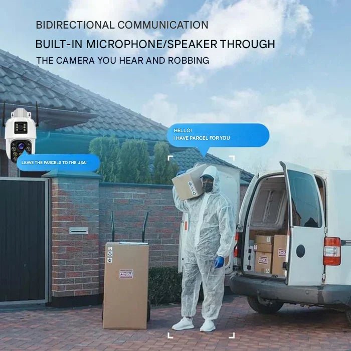 Outdoor 4K Solar Powered WiFi Security Camera with Night View