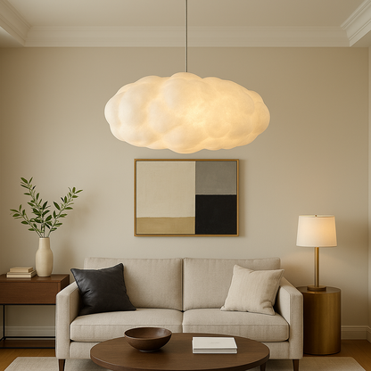 Simple Cloud Shaped LED Pendant Light