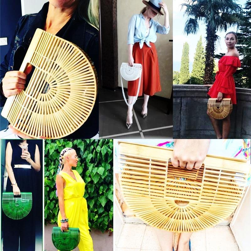 Eco Friendly Bamboo Tote Handbag for Women - Fesara