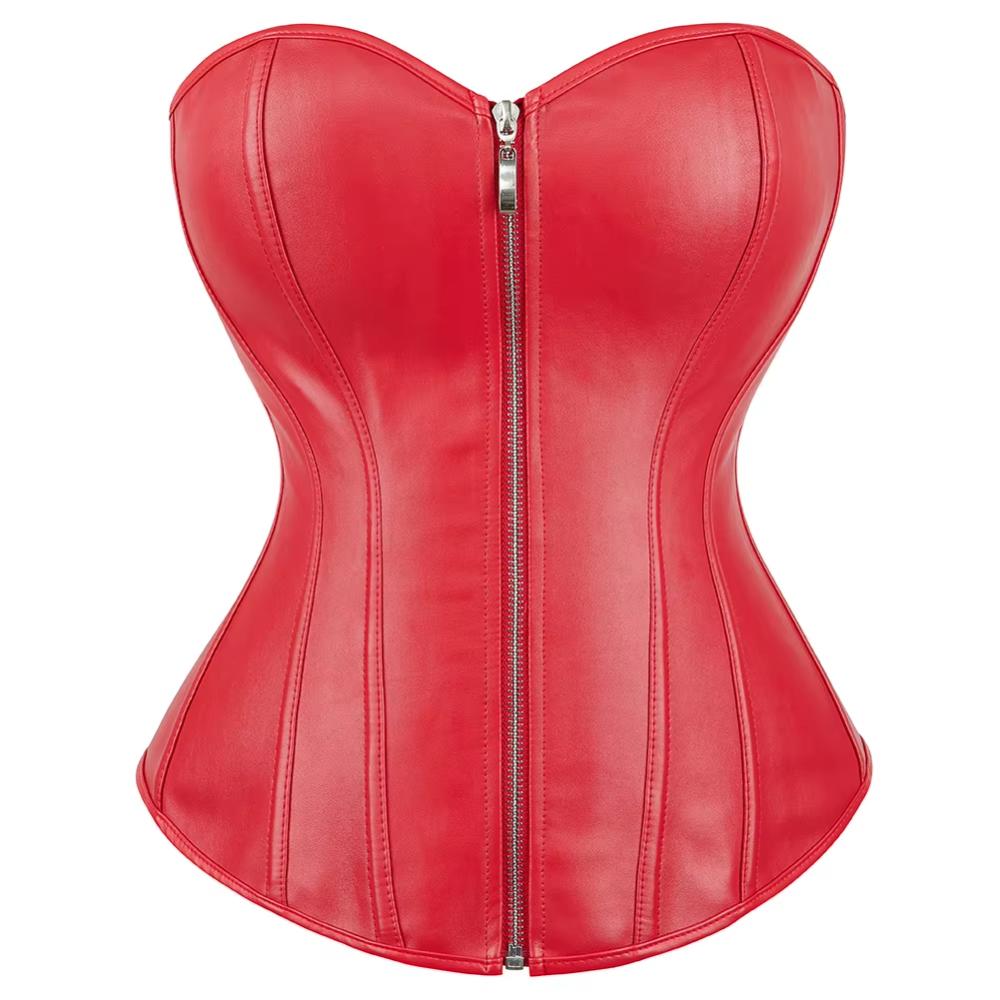 Elegant Women's Corset Waist Trainer - Overbust Push-Up Body Shaper for Hourglass Figure-2