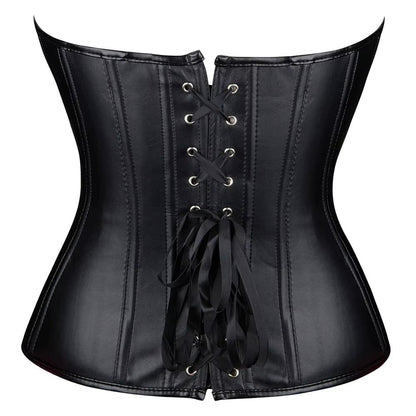 Elegant Women's Corset Waist Trainer - Overbust Push-Up Body Shaper for Hourglass Figure-3