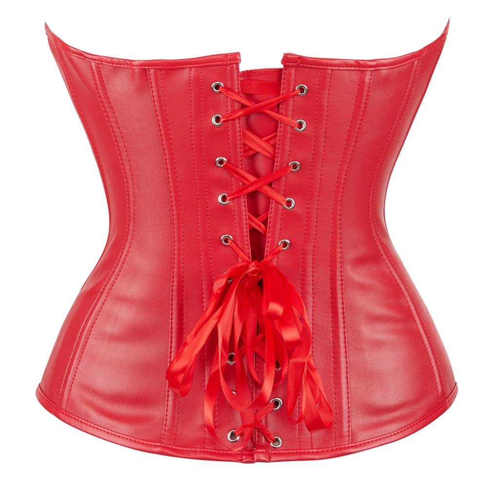 Elegant Women's Corset Waist Trainer - Overbust Push-Up Body Shaper for Hourglass Figure-5