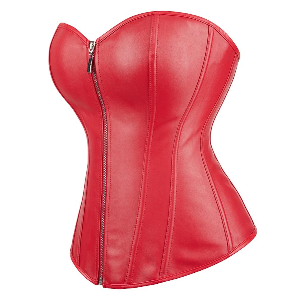 Elegant Women's Corset Waist Trainer - Overbust Push-Up Body Shaper for Hourglass Figure-6
