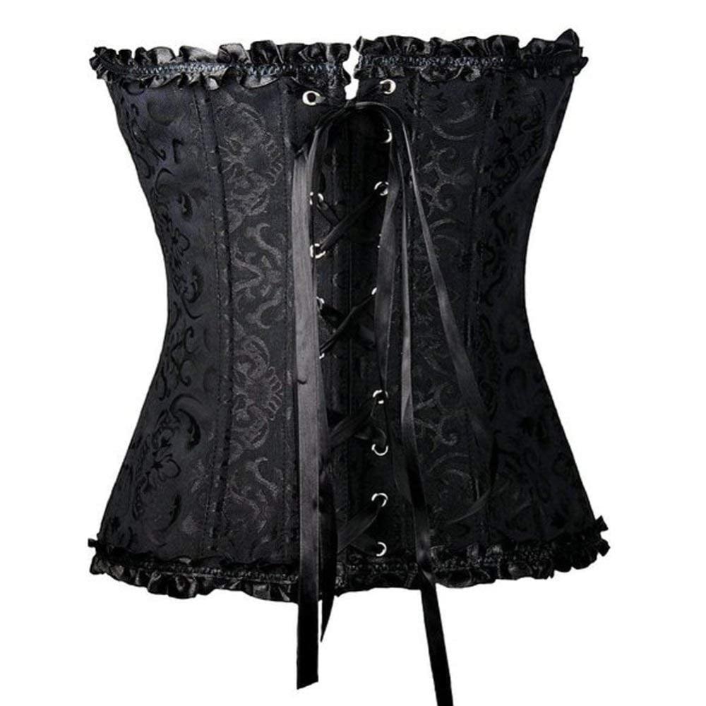Retro Corset Boned Waist Trainer for Women - Stylish Underbust Body Shaper-2