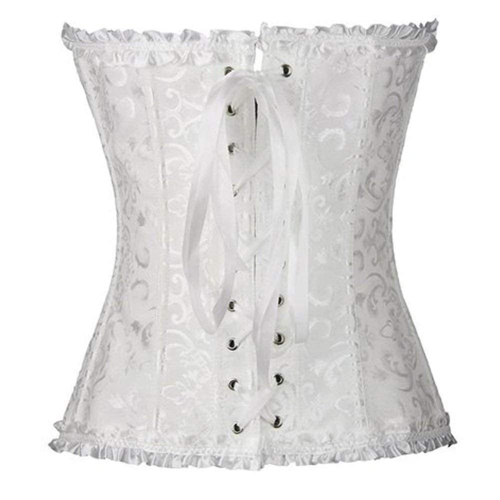 Retro Corset Boned Waist Trainer for Women - Stylish Underbust Body Shaper-4