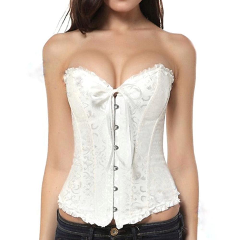 Retro Corset Boned Waist Trainer for Women - Stylish Underbust Body Shaper-6