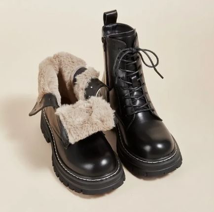 Warm Insulated Snow Boots for Women with Grip Soles - Fesara