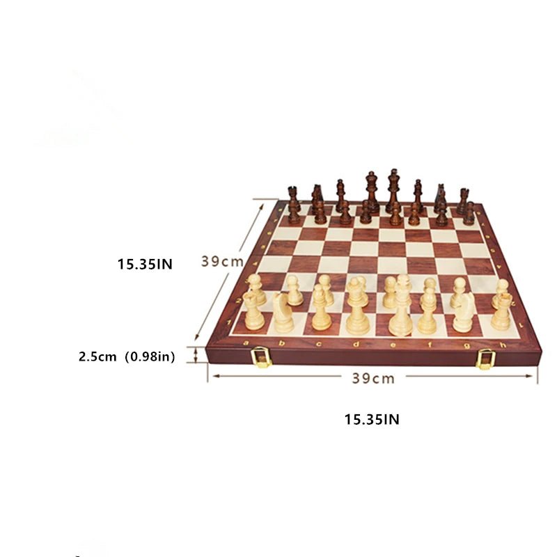 WoodCraft | Elegant Premium Solid Wood Chess Set for Game Enthusiasts 3