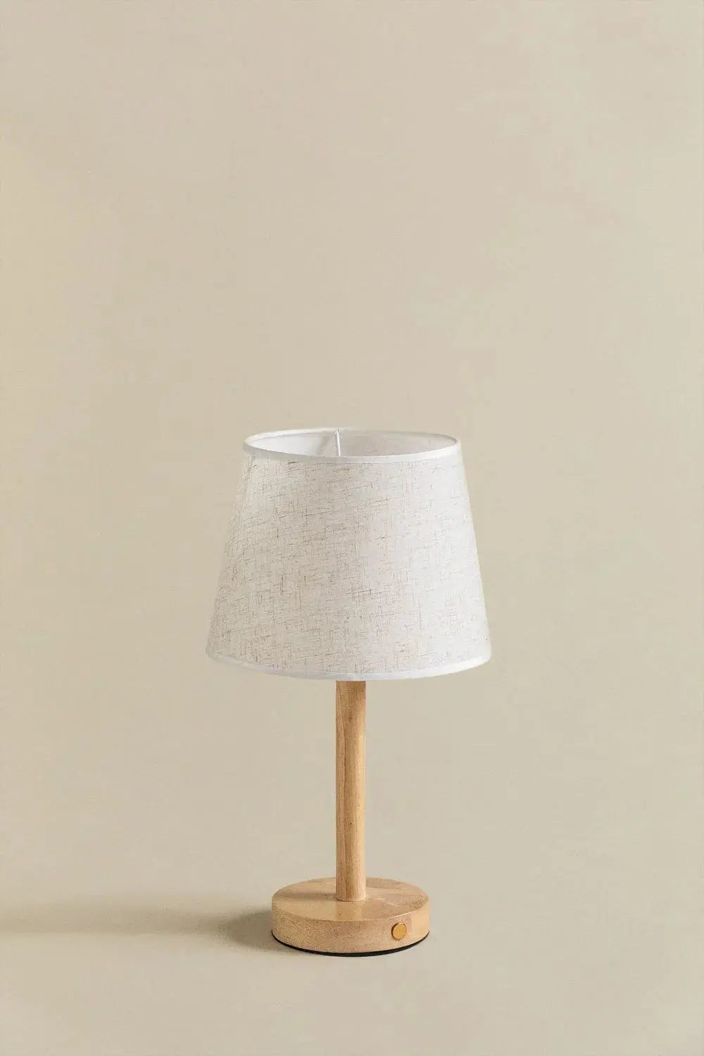 Warm Wooden LED Bedside Lamp