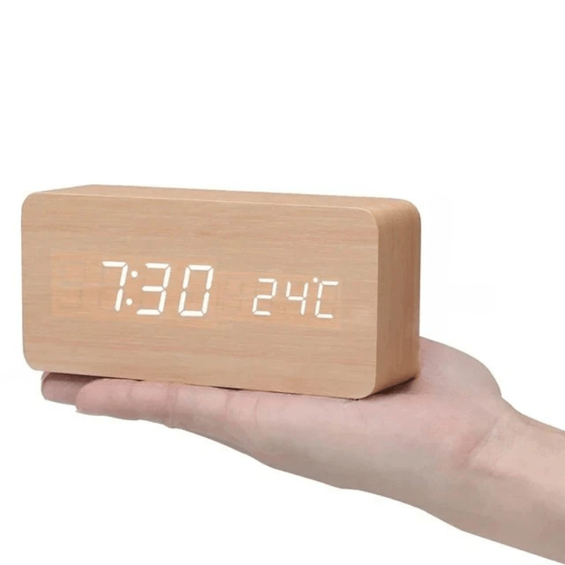 Modern Digital Desk Clock With LED Screen