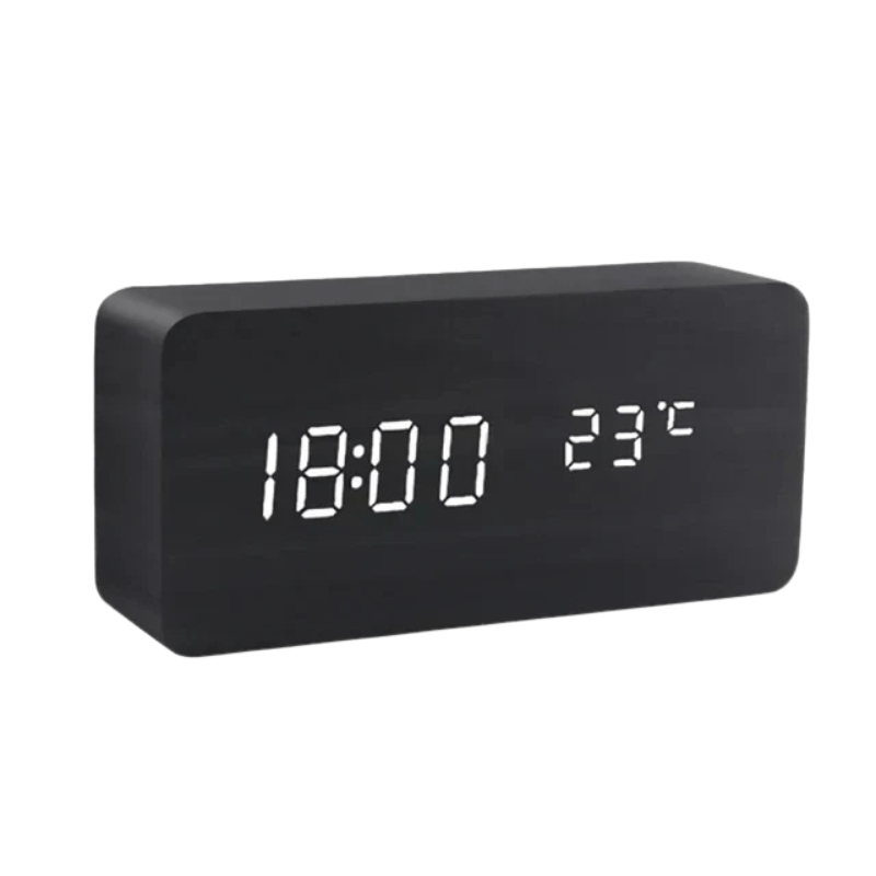 Modern Digital Desk Clock With LED Screen