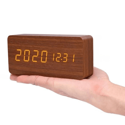 Modern Digital Desk Clock With LED Screen