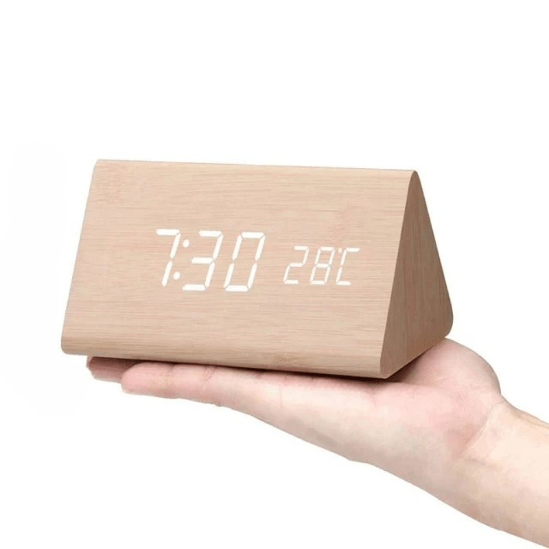 Modern Digital Desk Clock With LED Screen