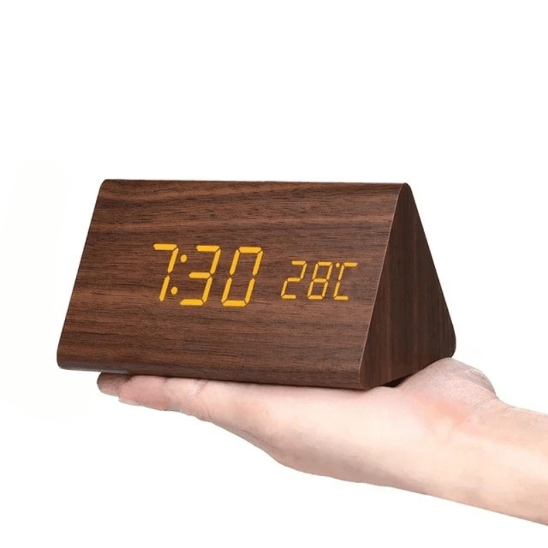 Modern Digital Desk Clock With LED Screen