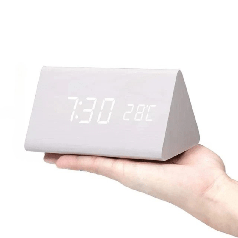 Modern Digital Desk Clock With LED Screen