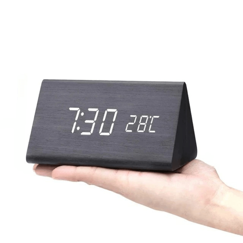 Modern Digital Desk Clock With LED Screen