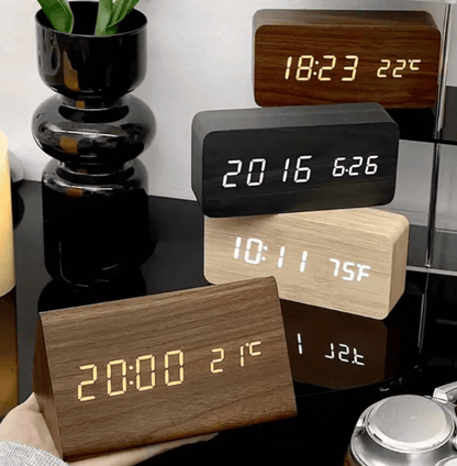Modern Digital Desk Clock With LED Screen