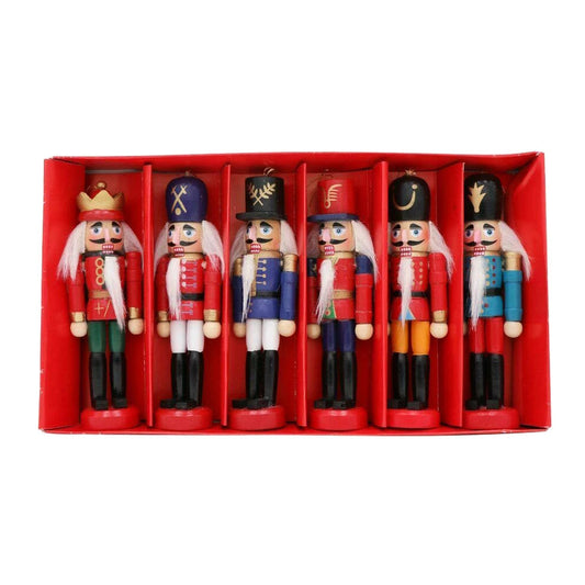 Small Wooden Christmas Nutcracker Decorations - Fesara