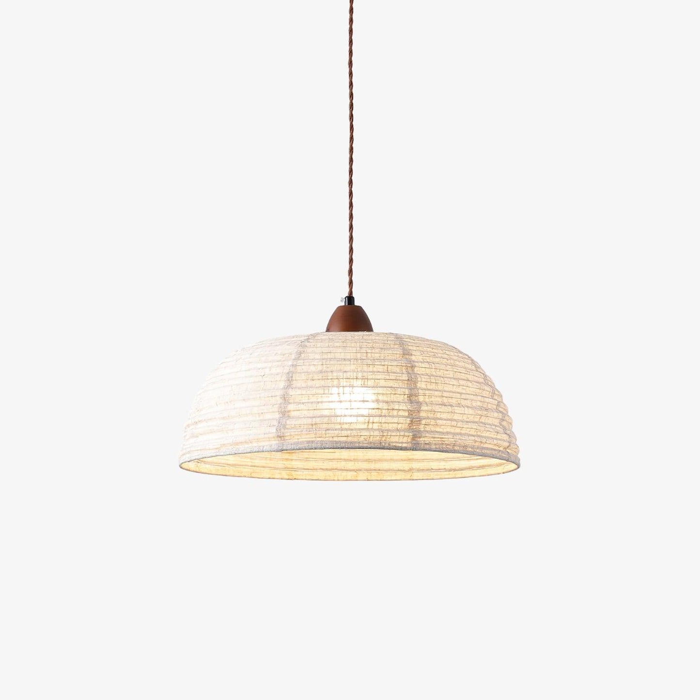 Rustic Wooden Pendant Lamp