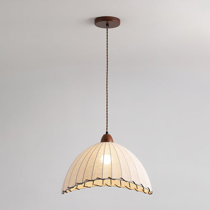 Rustic Wooden Pendant Lamp