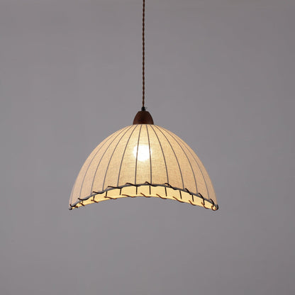 Rustic Wooden Pendant Lamp